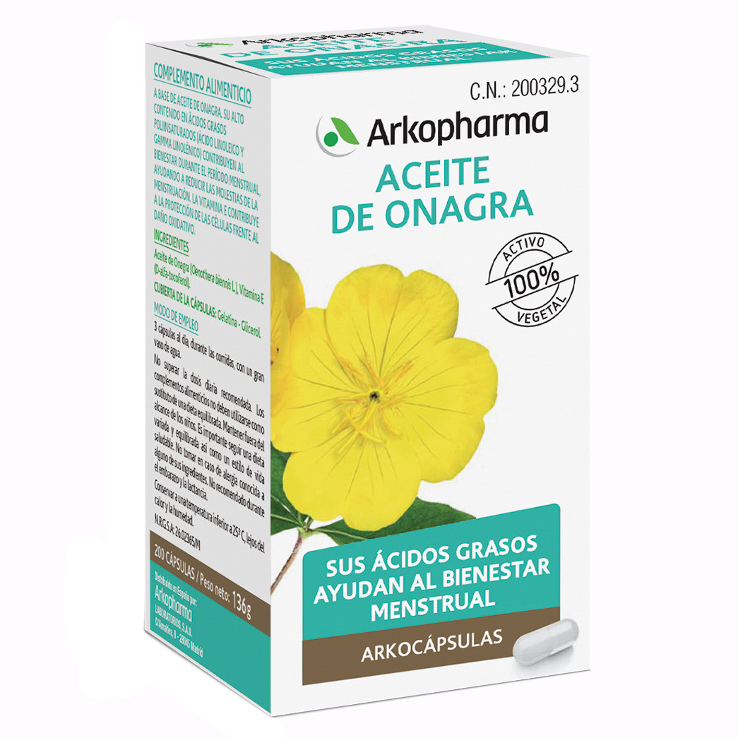 Arkopharma Arkocápsulas aceite de onagra 200 cápsulas