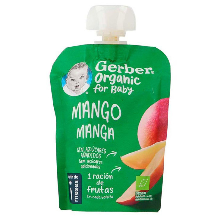 Nestle Gerber pouch organic mango 90gr